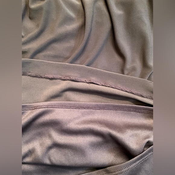 Anne Klein sleeveless embellished ruched dress 12 - Picture 9 of 12